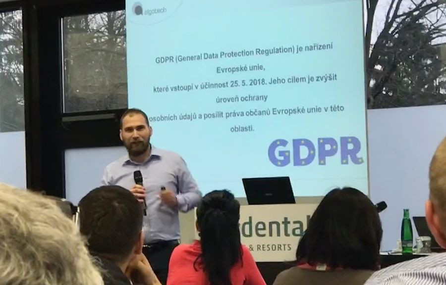 Algotech přednášel na prestižní GDPR konferenci jako odborník na toto téma